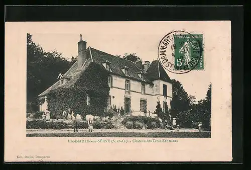 AK Dammartin-en-Serve, Château des Trois-Fontaines