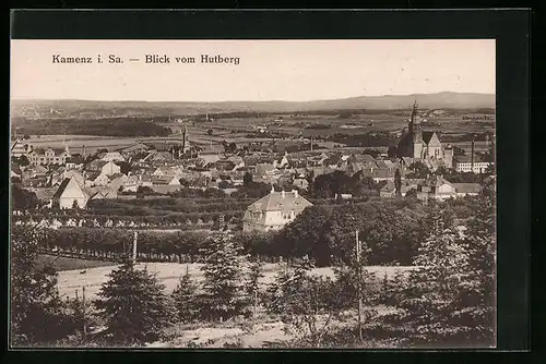 AK Kamenz /Sa., Blick vom Hutberg