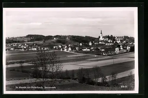 AK St. Marein am Pickelbach, Gesamtansicht aus der Vogelschau