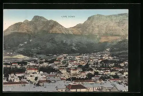 AK Cape Town, Totalansicht aus der Vogelschau