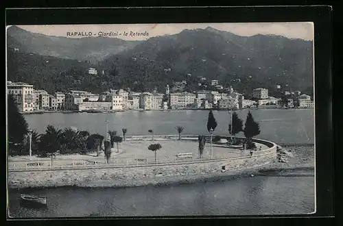 AK Rapallo, Giardini, La Rotonda