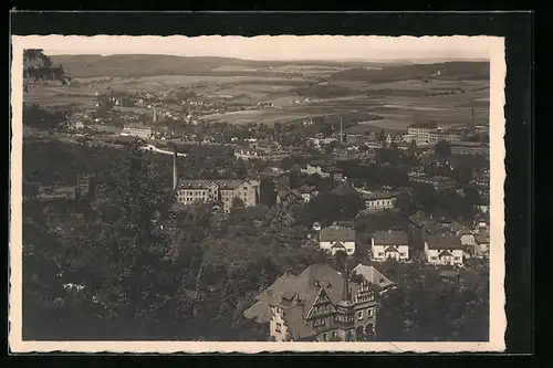 AK Pössneck, Blick von der Altenburg