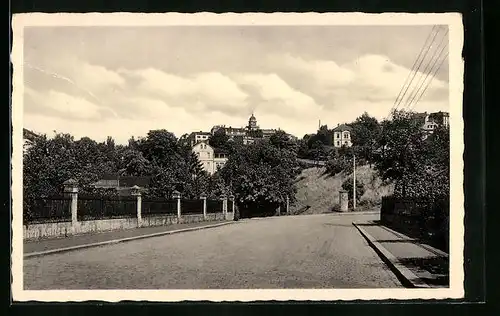 AK Pössneck, Blick nach dem Vogel-Verlag