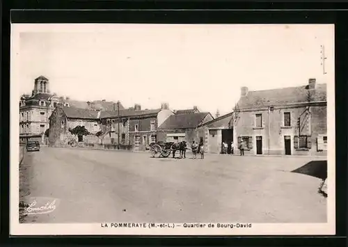 AK La Pommeraye, Quartier de Bourg-David