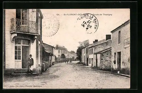 AK Saint-Florent-des-Bois, Route de Thorigny