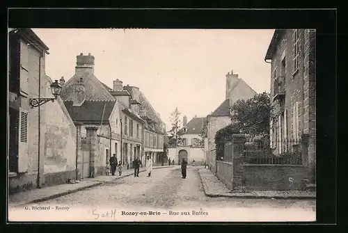 AK Rozoy-en-Brie, Rue aux Buttes