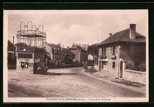 AK Villeneuve-St-Germain, Place de la Croisette