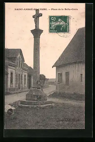 AK Saint-André-de-l`Eure, Place de la Belle-Croix