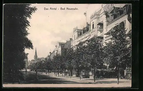 AK Bad Neuenahr, Strassenpartie mit Villen