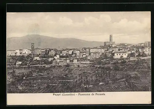 AK Poppi, Panorama da Ponente