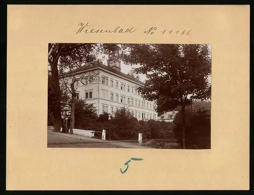 Fotografie Brück & Sohn Meissen, Ansicht Wiesbaden, Strassenpartie am Kurhaus