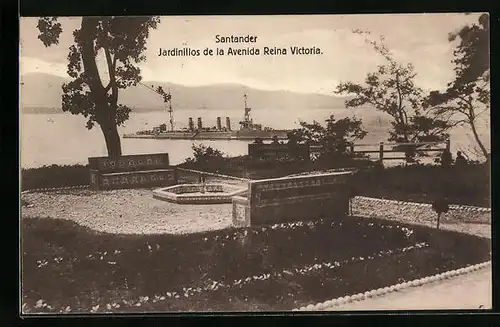 AK Santander, Jardinillos de la Avenida Reina Victoria