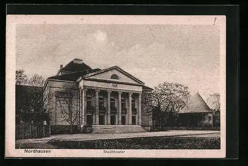 AK Nordhausen, vor dem Stadttheater