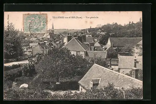 AK Tillières-sur-Avre, Vue générale