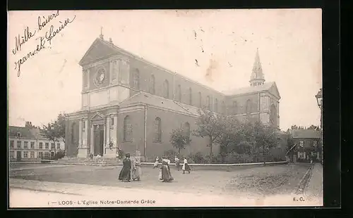 AK Loos, l'Eglise Notre-Dame-de-Grace