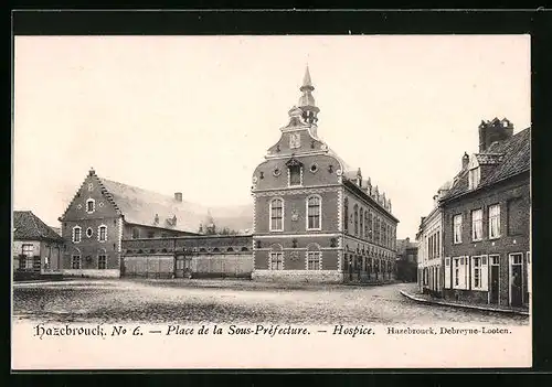 AK Hazebrouck, Place de la Sous-Prefecture - Hospice