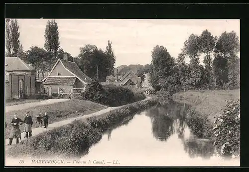 AK Hazebrouck, Vue sur le Canal