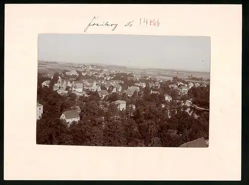 Fotografie Brück & Sohn Meissen, Ansicht Freiberg i. Sa., Blick auf den Stadtteil Friedeburg