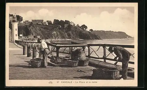 AK Cancale, Le Phare et la Jetée