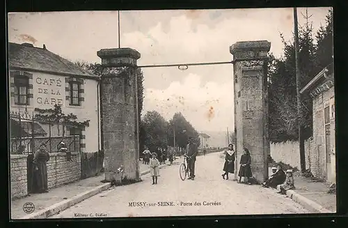 AK Mussy-sur-Seine, Porte des Corvées