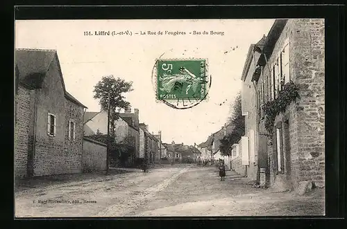 AK Liffré, La Rue de Fougères