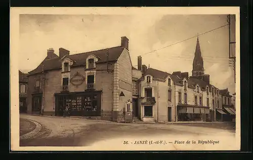 AK Janzé, Place de la Republique