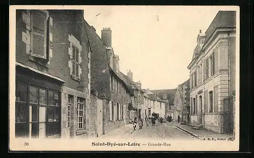 AK Saint-Dyé-sur-Loire, Grande-Rue