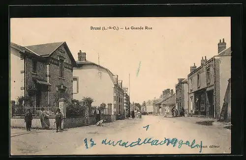 AK Droué, La Grande Rue