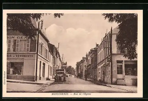 AK Montcornet, Rue de l`Eglise