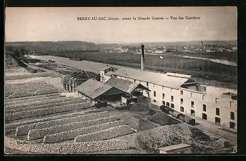 AK Berry-au-Bac, Vue des Carrières