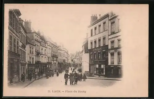 AK Laon, Place du Bourg