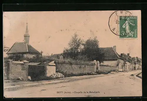 AK Ervy, Chapelle de la Maladrerie