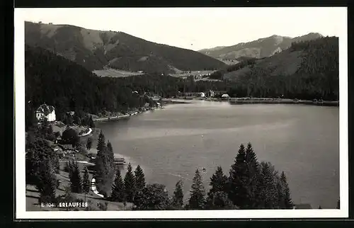 AK Mitterbach, Panoramablick auf den Erlaufsee