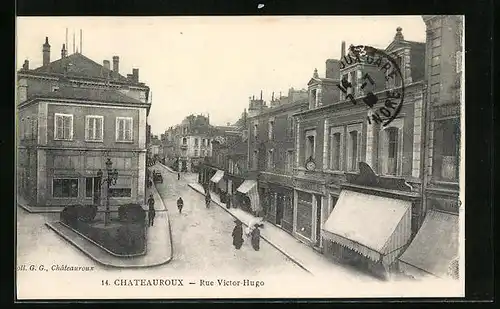 AK Châteauroux, Rue Victor-Hugo, Strassenpartie