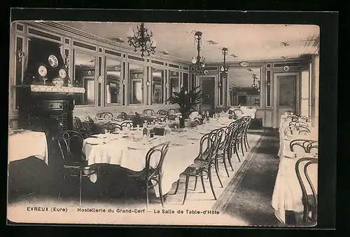 AK Evreux, Hostellerie du Grand Cerf, La Salle de Table-d`Hote