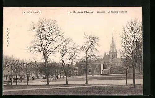 AK Evreux, Conches, Le Champ de foire