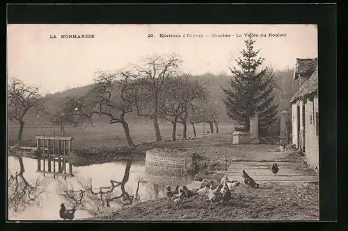 AK Evreux, Conches, La Vallee du Rouloir