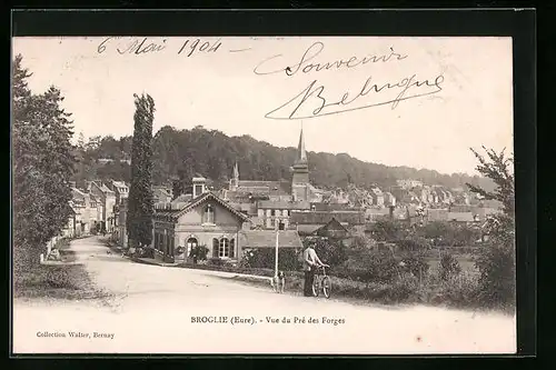 AK Broglie, Vue du Pre des Forges, L`Eglise