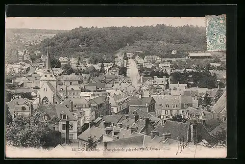 AK Brionne, Vue generale prise du Vieux Chateau