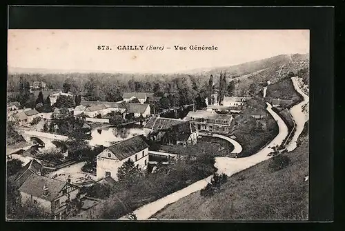 AK Cailly-sur-Eure, Vue Panoramique