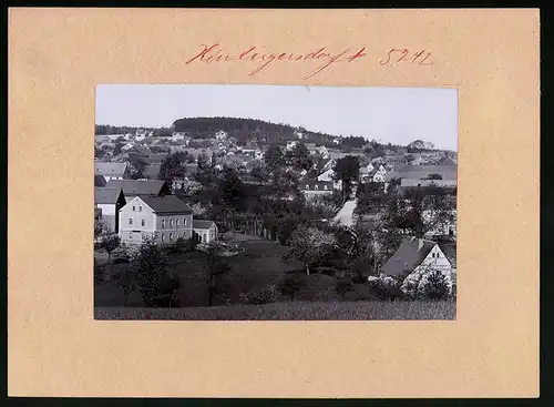 Fotografie Brück & Sohn Meissen, Ansicht Hintergersdorf, Blick über den Ort