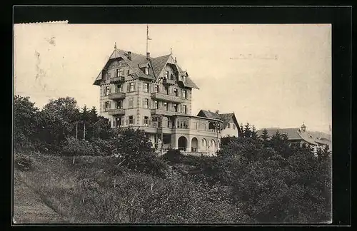 AK Baden-Baden, Hotel und Cafe Gretel