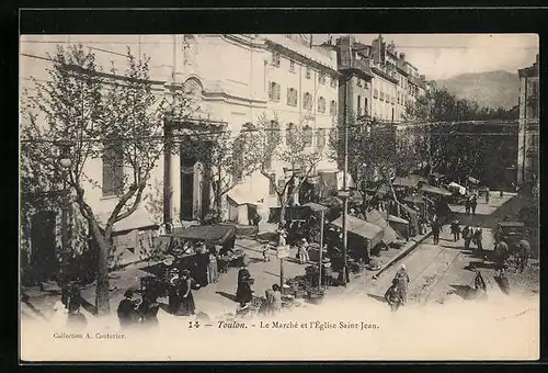 AK Toulon, Le Marche et l'Eglise Saint-Jean