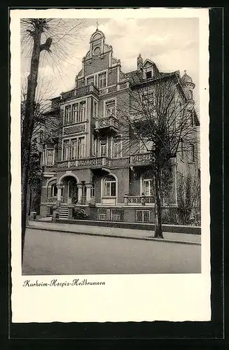 AK Bad Nauheim, Kurheim-Hospiz-Heilbrunnen, Frontansicht