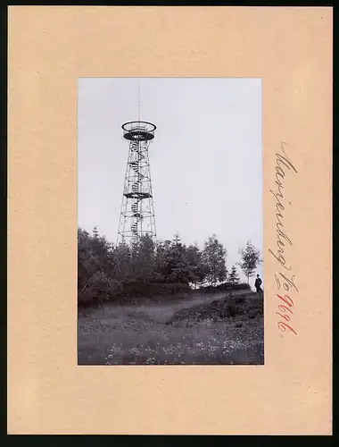 Fotografie Brück & Sohn Meissen, Ansicht Marienberg, Prinzess Marienturm - Aussichtsturm