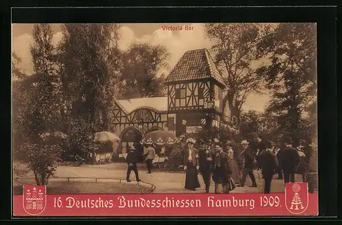 AK Hamburg, 16. Deutsches Bundesschiessen 1909