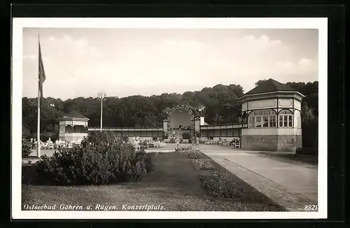 AK Göhren /Rügen, Konzertplatz