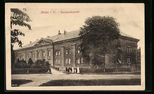 AK Minden i. W., Garnisonlazarett