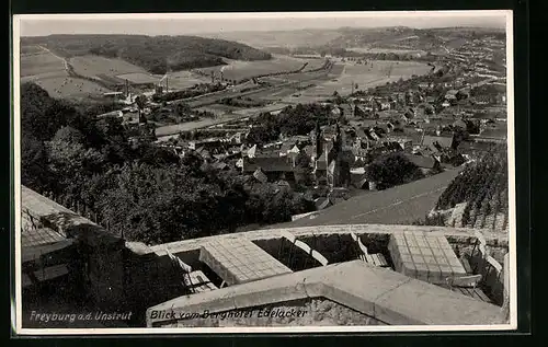 AK Freyburg a. U., Gesamtansicht, Blick vom Berghotel Edelacker