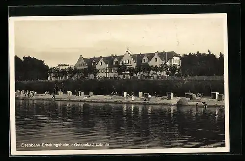 AK Lubmin /Ostsee, Eisenbahn-Erholungsheim